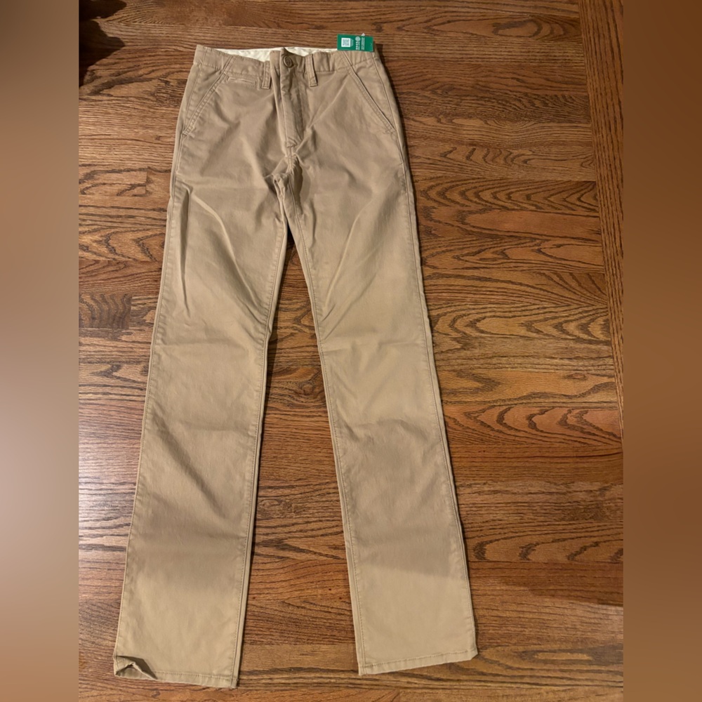 Gap Boys Slim lived-in Straight khakis with Washwell